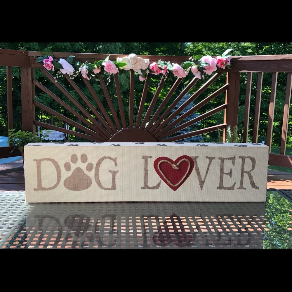 Dog Lover Sign/NWT